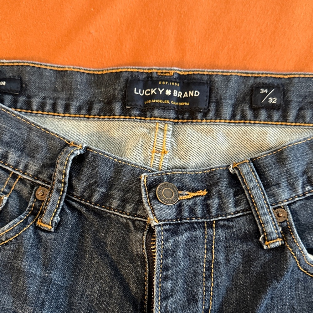 Lucky Brand Men's Dark Blue Slim Jeans